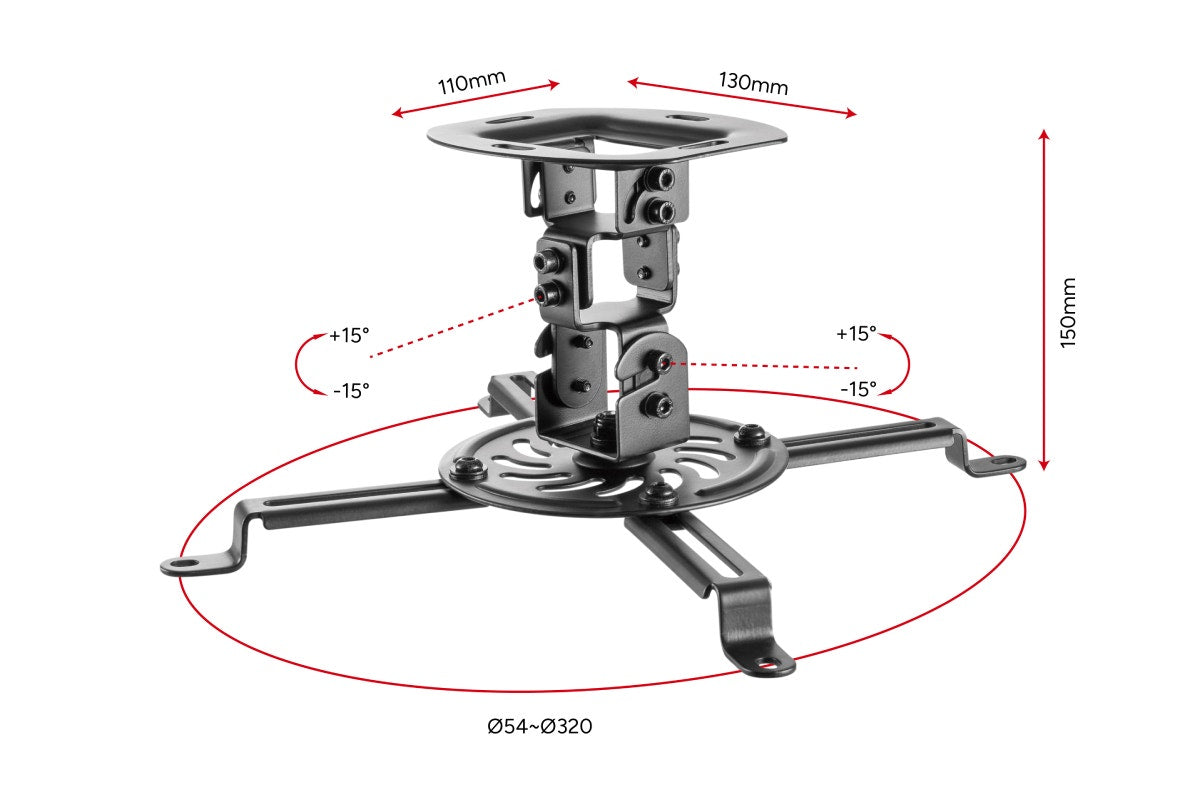 Kogan Universal Ceiling Projector Mount