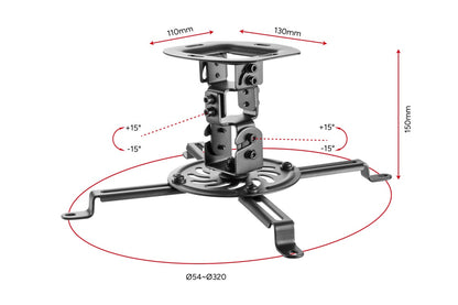 Kogan Universal Ceiling Projector Mount