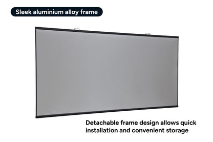 Kogan 100" Fresnel ALR Fixed Frame Projector Screen