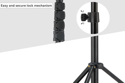 Adjustable Camera & Phone Tripod with Remote Control