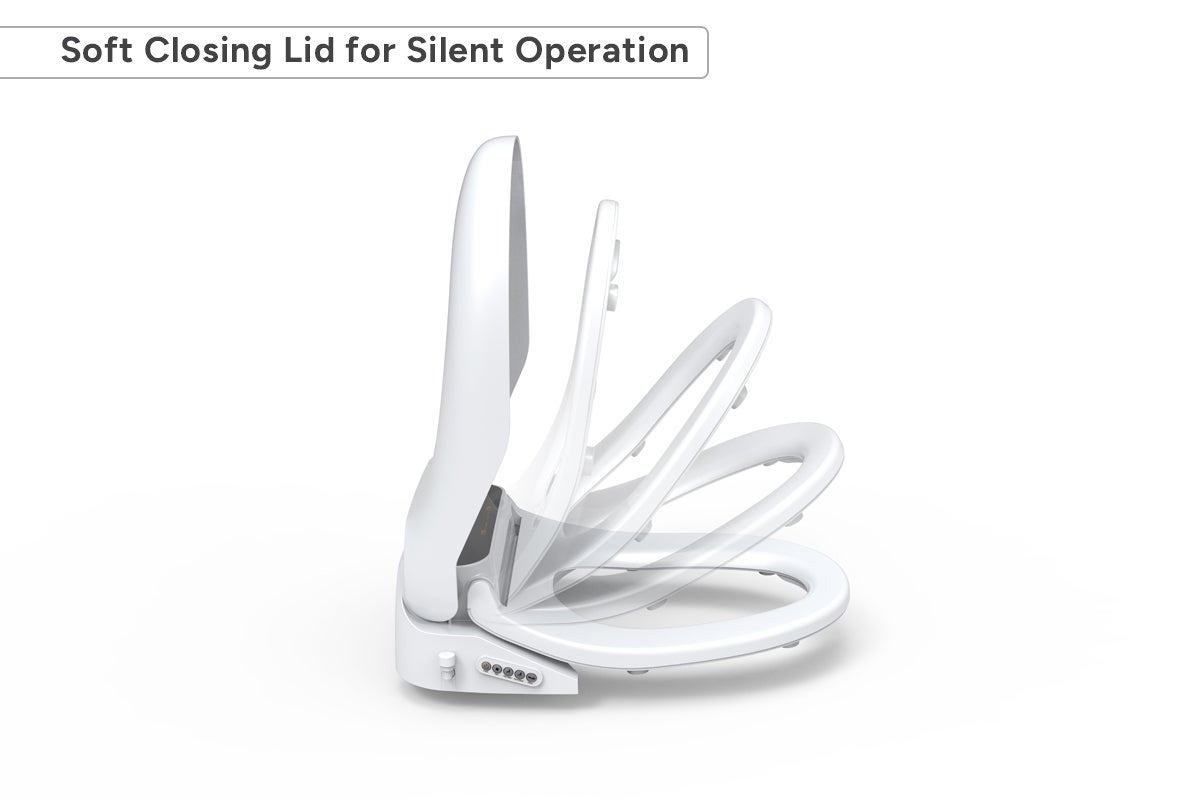 Kogan Premium Smart Wash & Dry Remote Control Electric Bidet Toilet Seat