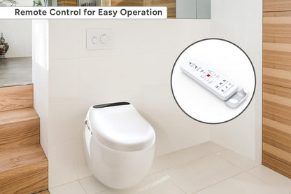 Kogan Premium Smart Wash & Dry Remote Control Electric Bidet Toilet Seat