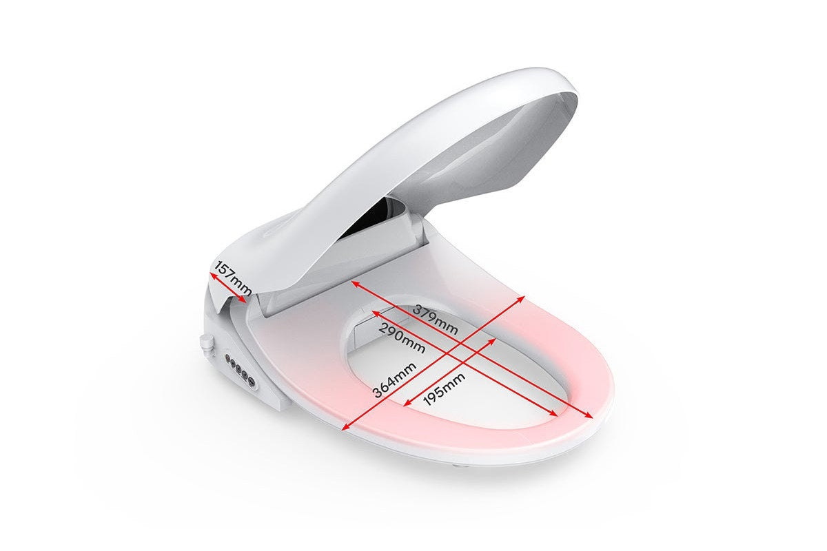 Kogan Premium Smart Wash & Dry Remote Control Electric Bidet Toilet Seat