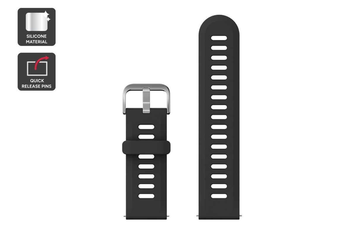 Silicone Strap for Kogan Play 3 Kids Smart Watch (Black)