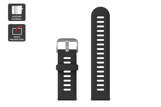 Silicone Strap for Kogan Play 3 Kids Smart Watch (Black)