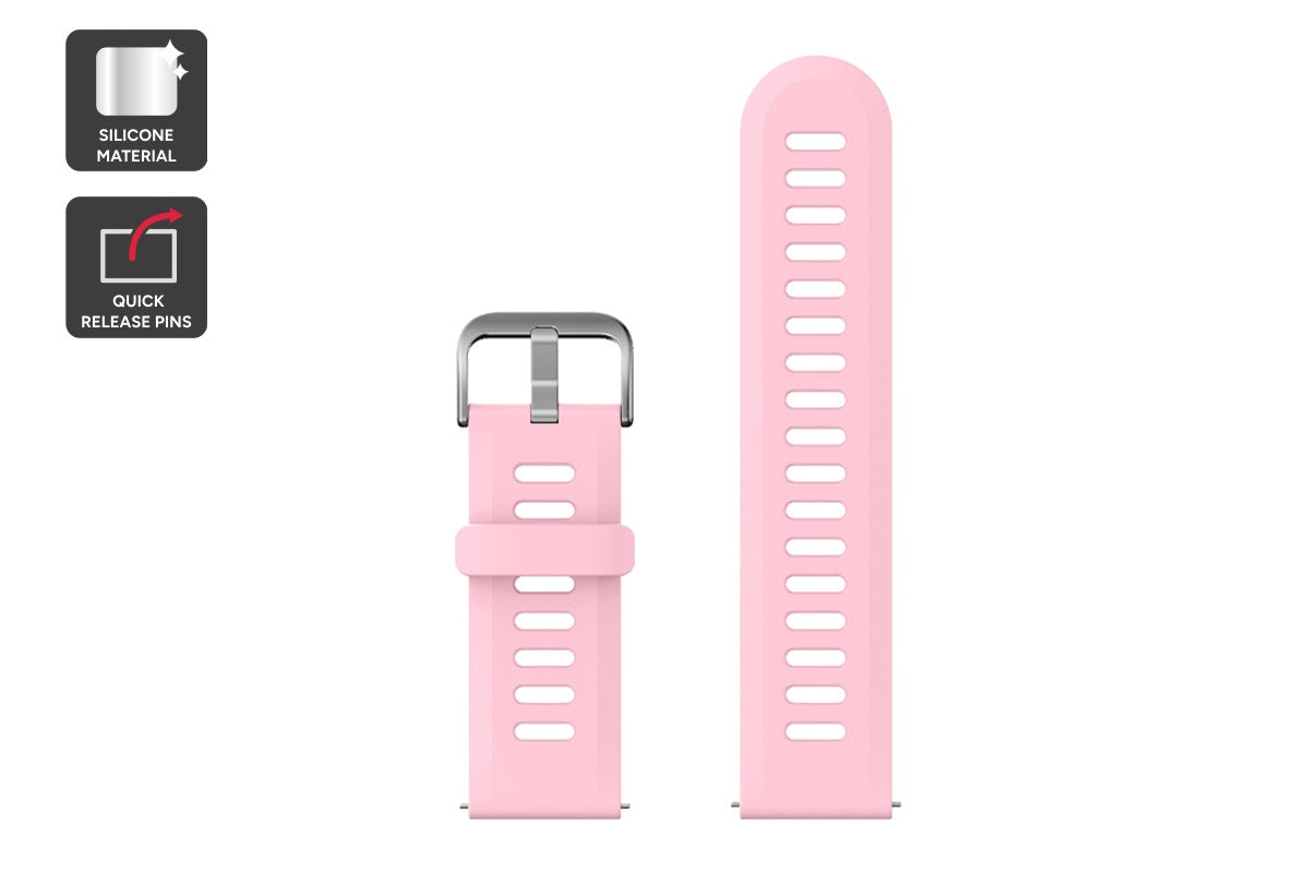Silicone Strap for Kogan Play 3 Kids Smart Watch (Pink)