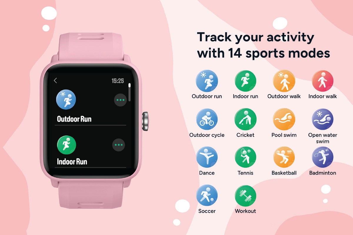 Kogan Play 3 Kids Smart Watch (Pink)