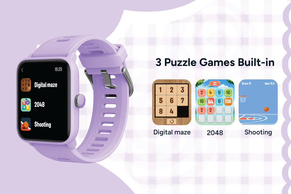 Kogan Play 3 Kids Smart Watch (Purple)