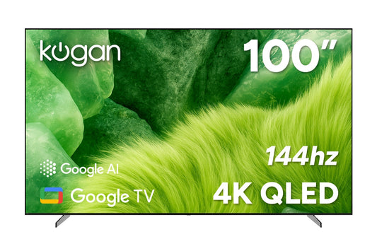 Kogan 100" QLED 4K 144Hz Smart AI Google TV - Q98G - Auzzistore