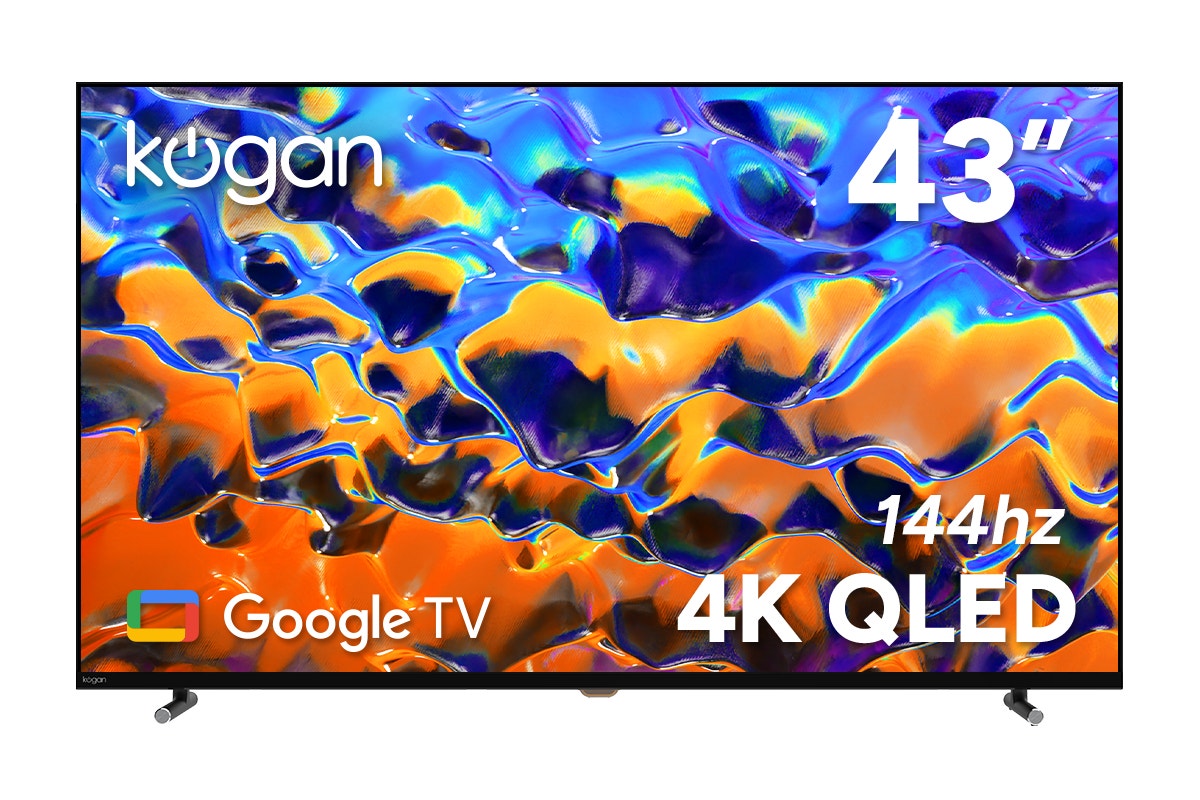 Kogan 43" QLED 4K 144Hz Smart Google TV - Q98G