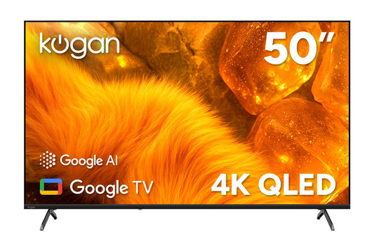 Kogan 50" QLED 4K Smart AI Google TV - Q97T - Auzzistore