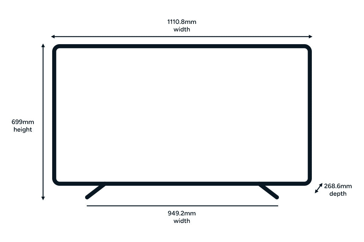 Kogan 50" QLED 4K Smart AI Google TV - Q97T