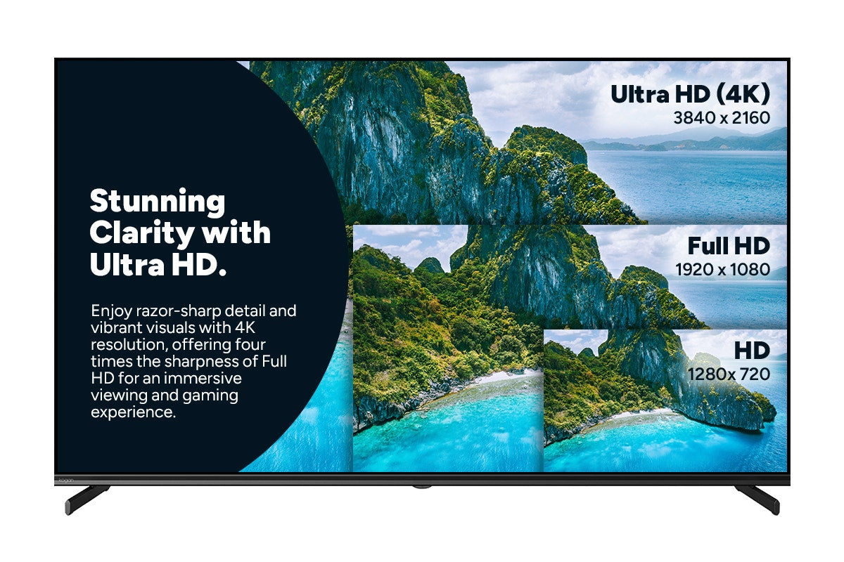 Kogan 55" Mini-LED QLED 4K Smart AI Google TV - MQ8T