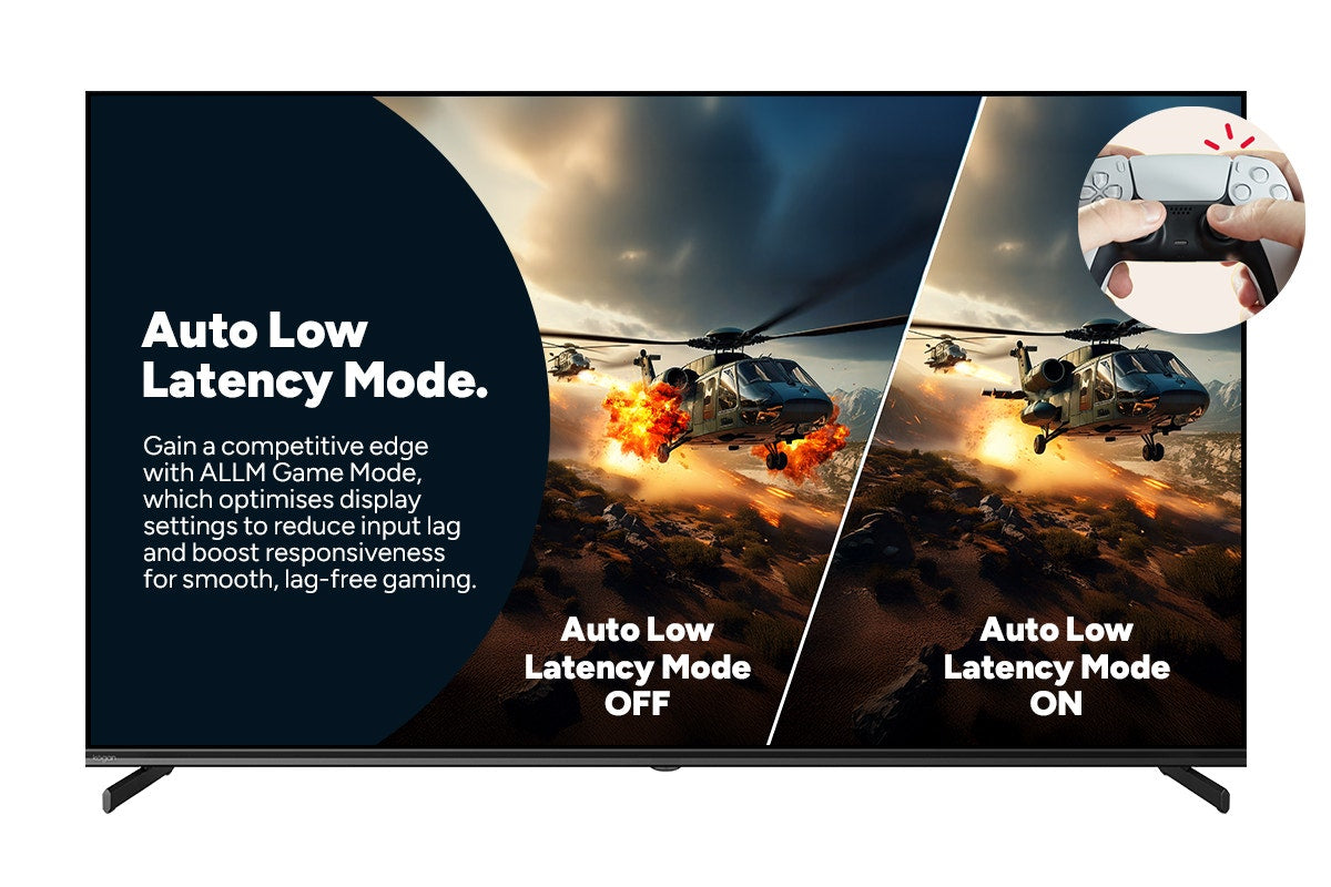 Kogan 55" Mini-LED QLED 4K Smart AI Google TV - MQ8T