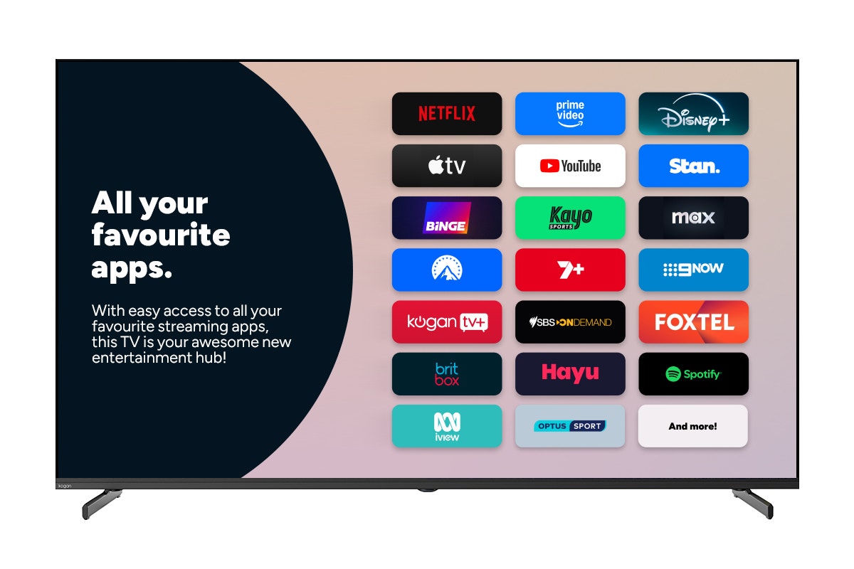 Kogan 55" Mini-LED QLED 4K Smart AI Google TV - MQ8Z