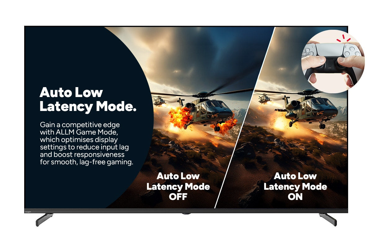 Kogan 55" Mini-LED QLED 4K Smart AI Google TV - MQ8Z