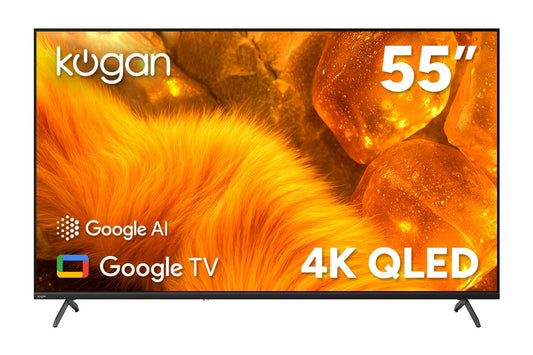 Kogan 55" QLED 4K Smart AI Google TV - Q97T