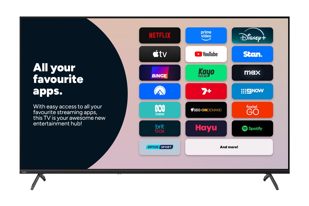 Kogan 55" QLED 4K Smart AI Google TV - Q97T