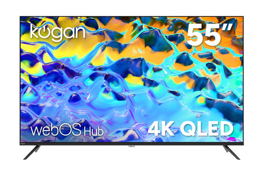 Kogan 55" QLED 4K WebOS Smart TV