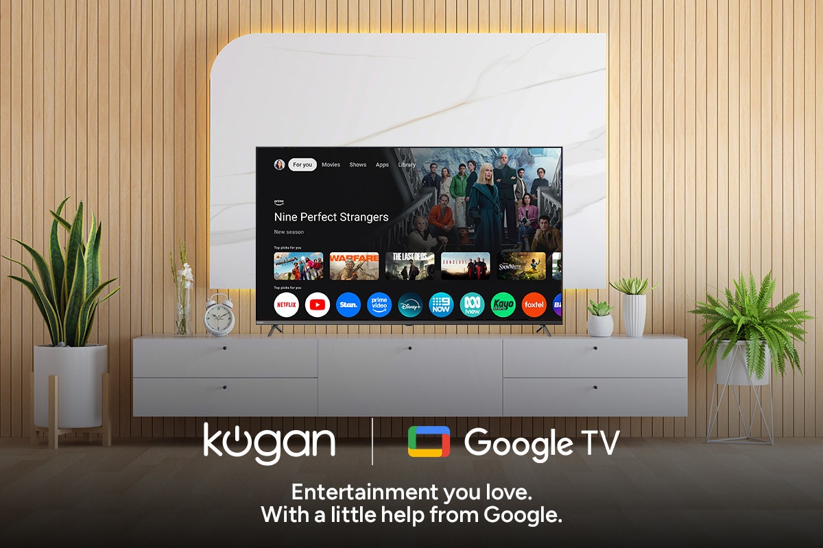 Kogan 55" QLED 4K 144Hz Smart AI Google TV