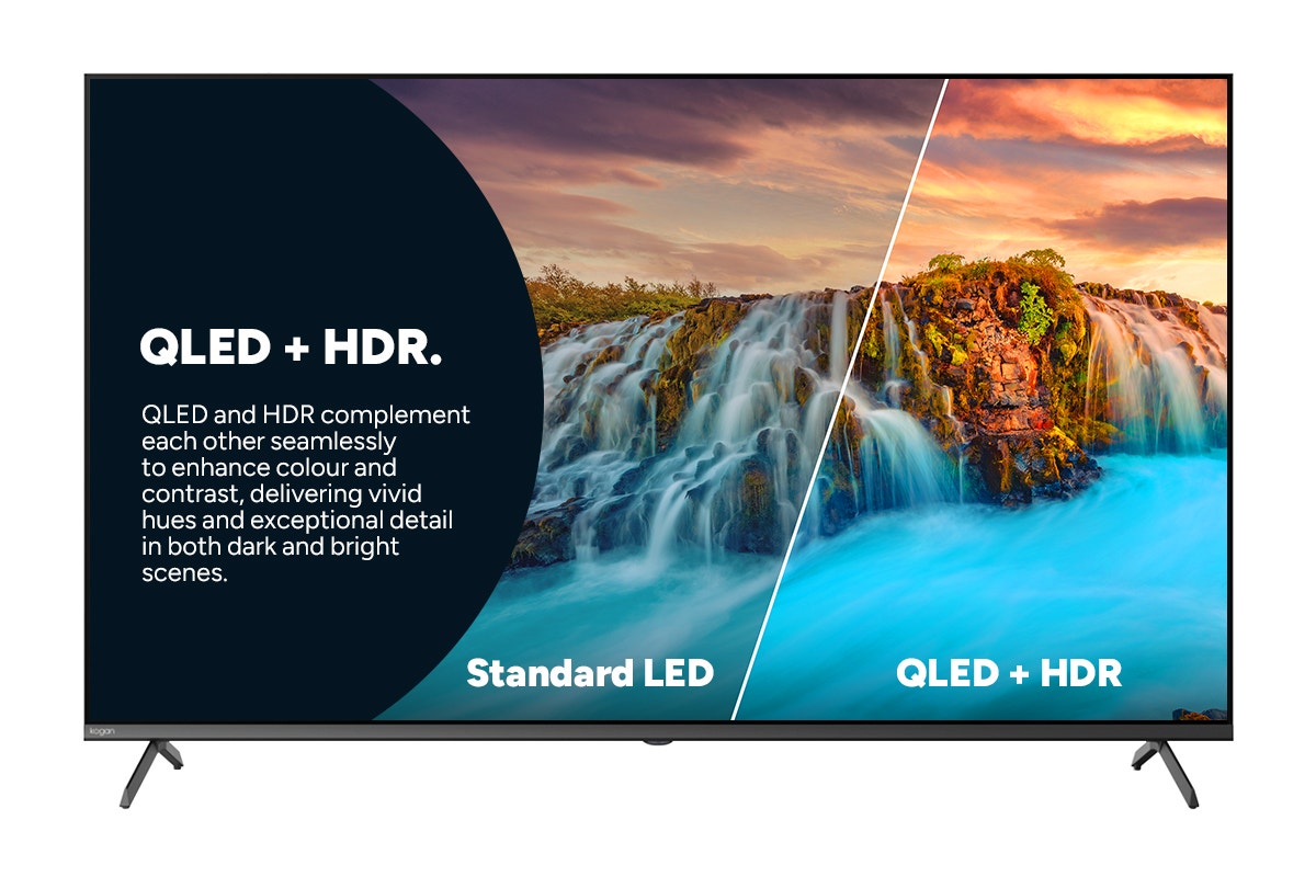 Kogan 55" QLED 4K 144Hz Smart AI Google TV