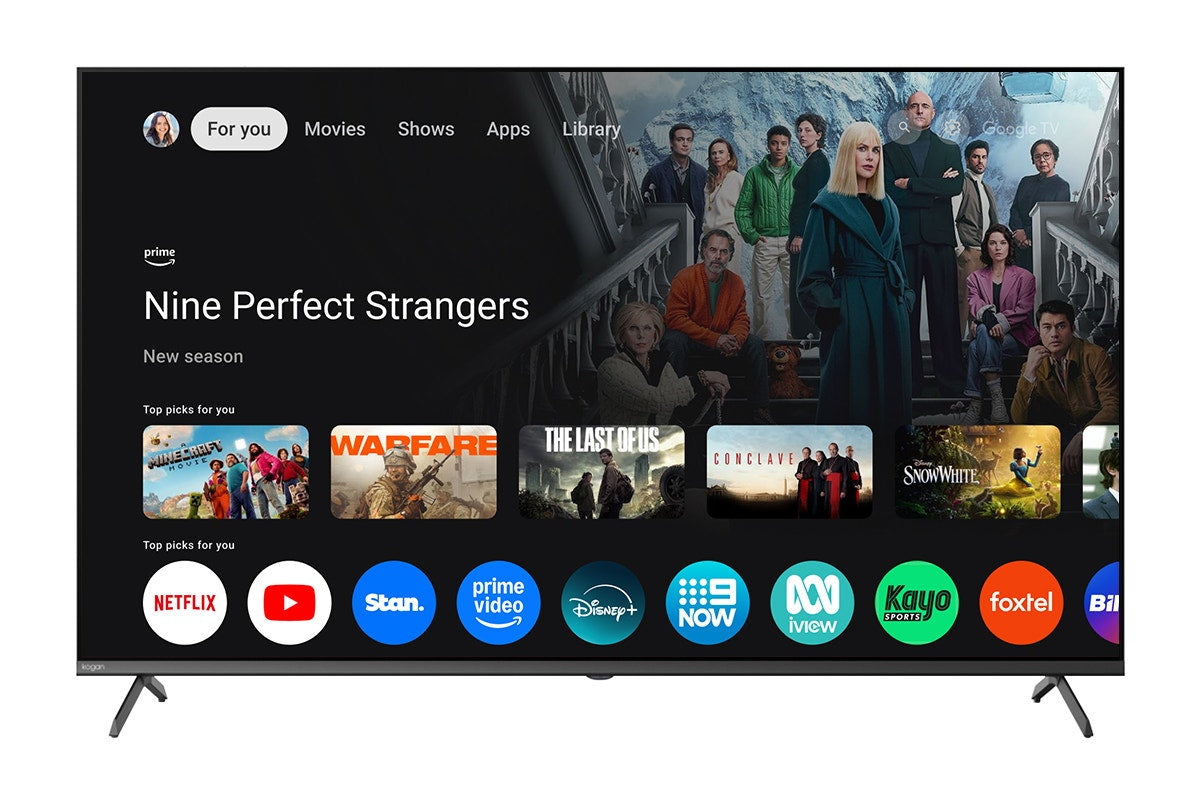 Kogan 55" QLED 4K 144Hz Smart AI Google TV