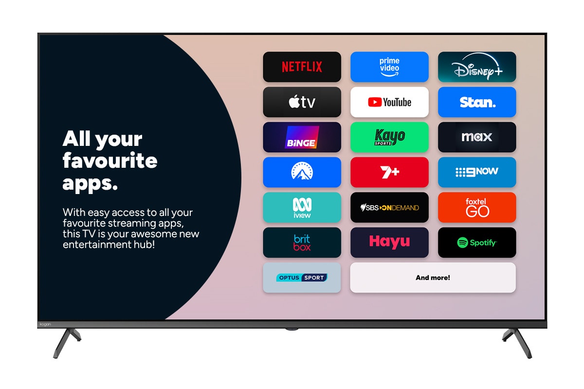 Kogan 55" QLED 4K 144Hz Smart AI Google TV