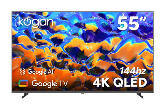 Kogan 55" QLED 4K 144Hz Smart AI Google TV - Q98G