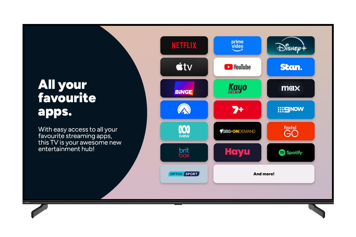 Kogan 65" Mini-LED QLED 4K Smart AI Google TV - MQ8T