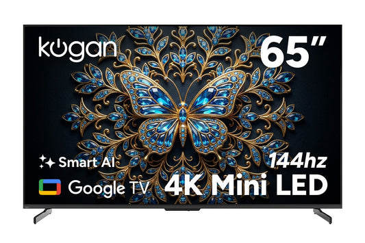 Kogan 65" Mini-LED QLED 4K 144Hz Smart AI Google TV - MQ9Z