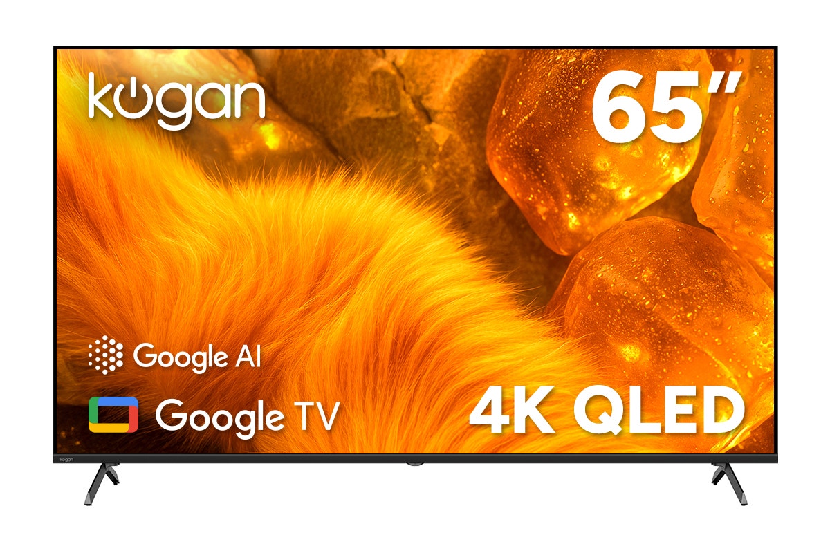 Kogan 65" QLED 4K Smart AI Google TV - Q97T