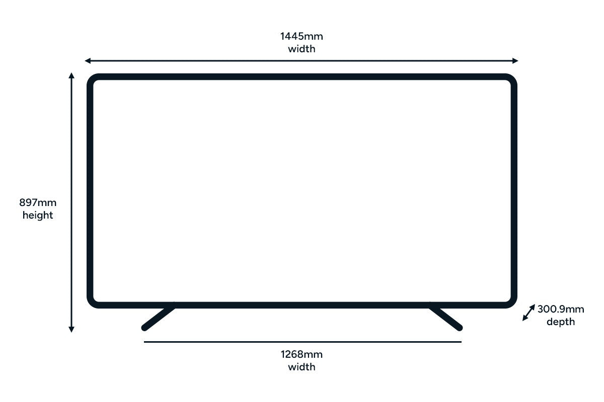 Kogan 65" QLED 4K Smart AI Google TV - Q97T