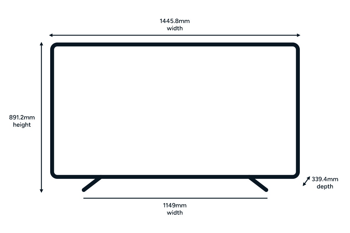 Kogan 65" QLED 4K Tizen Smart TV (with Samsung TV Plus) - T97Q