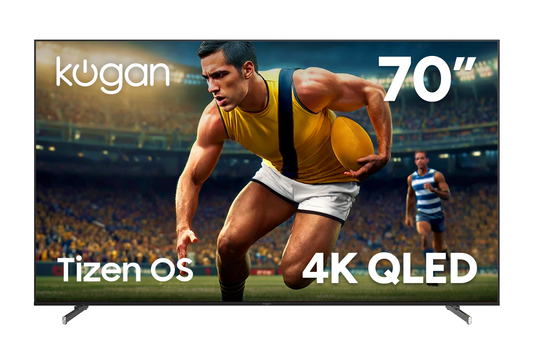 Kogan 70" QLED 4K Tizen Smart TV (with Samsung TV Plus) - T96Q - Auzzistore