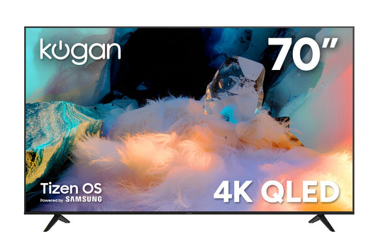 Kogan 70" QLED 4K Tizen Smart TV (with Samsung TV Plus) - T97Q - Auzzistore