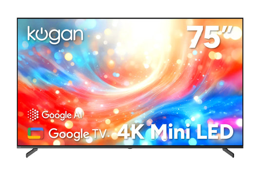 Kogan 75" Mini-LED QLED 4K Smart AI Google TV - MQ8T - Auzzistore