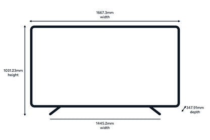 Kogan 75" Mini-LED QLED 4K Smart AI Google TV - MQ8T