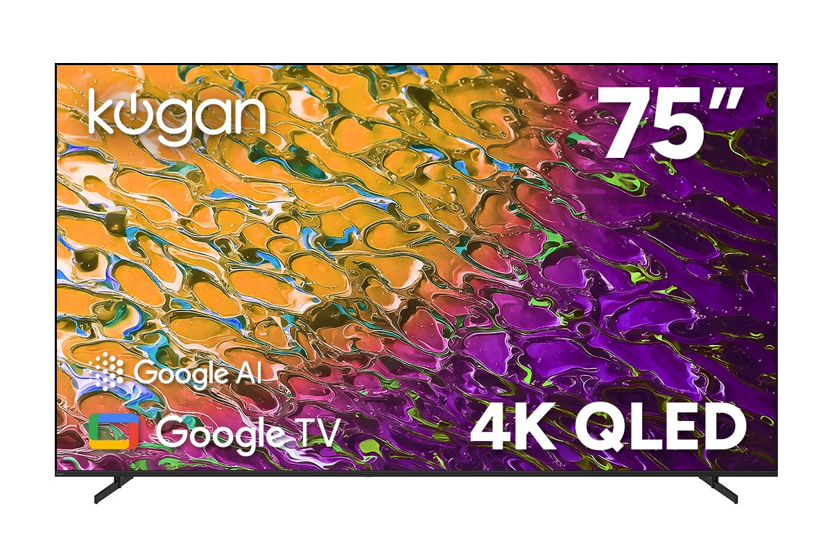Kogan 75" QLED 4K Smart AI Google TV - WQ98