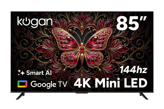 Kogan 85" Mini-LED QLED 4K 144Hz Smart AI Google TV - MQ9T