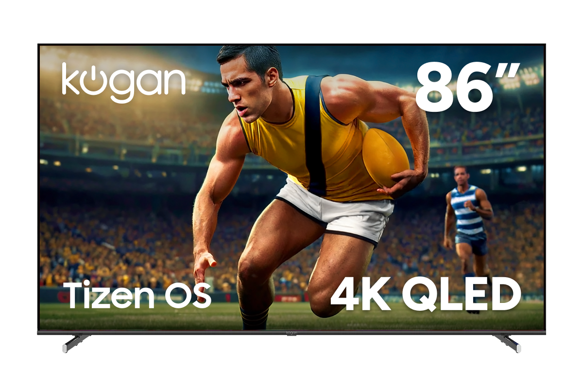 Kogan 86" QLED 4K Tizen Smart TV (with Samsung TV Plus) - T96Q