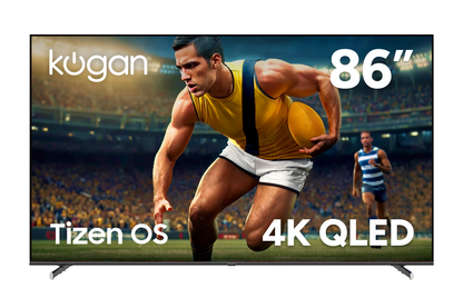 Kogan 86" QLED 4K Tizen Smart TV (with Samsung TV Plus) - T96Q