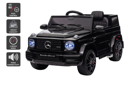 Kids Mercedes-Inspired Electric Ride-On Car (Black)