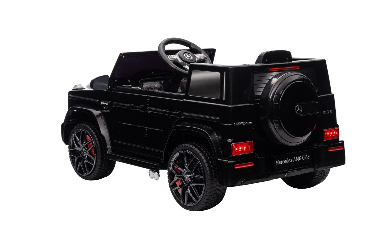 Kids Mercedes-Inspired Electric Ride-On Car (Black)