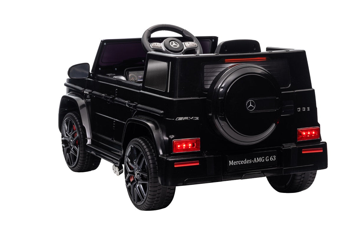 Kids Mercedes-Inspired Electric Ride-On Car (Black)