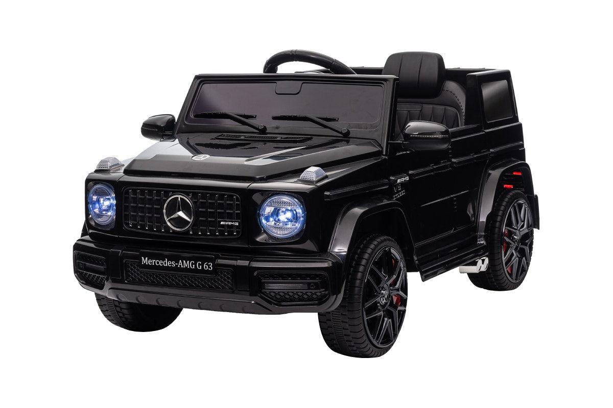 Kids Mercedes-Inspired Electric Ride-On Car (Black)