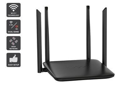 Kogan Dual-Band Wi-Fi 7 Router with Mesh Function