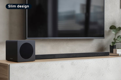 Kogan 2.1 Channel 160W Dolby Slim Soundbar with Wireless Subwoofer