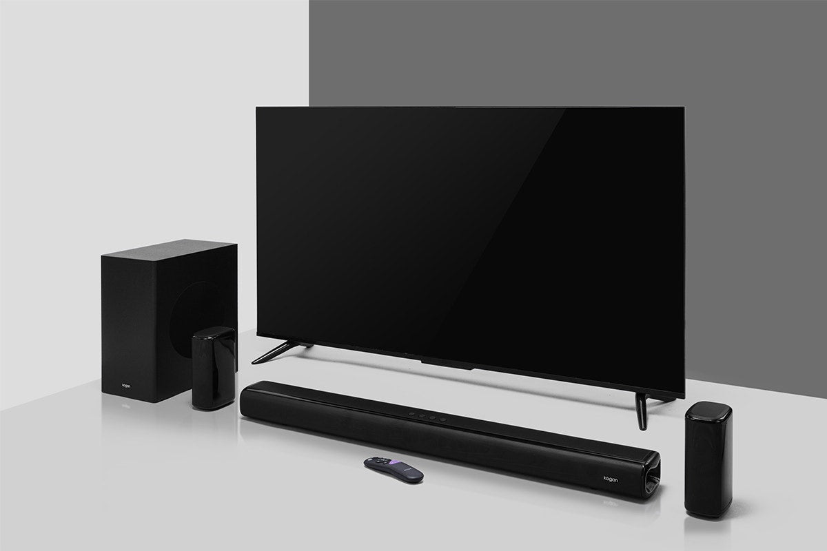 Kogan 7.1.2 Channel 525W Dolby Atmos Soundbar with Subwoofer & Rear Speakers