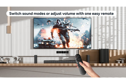 Kogan 9.1.4 Channel Dolby Atmos Soundbar with Wireless Subwoofer & Rear Speakers