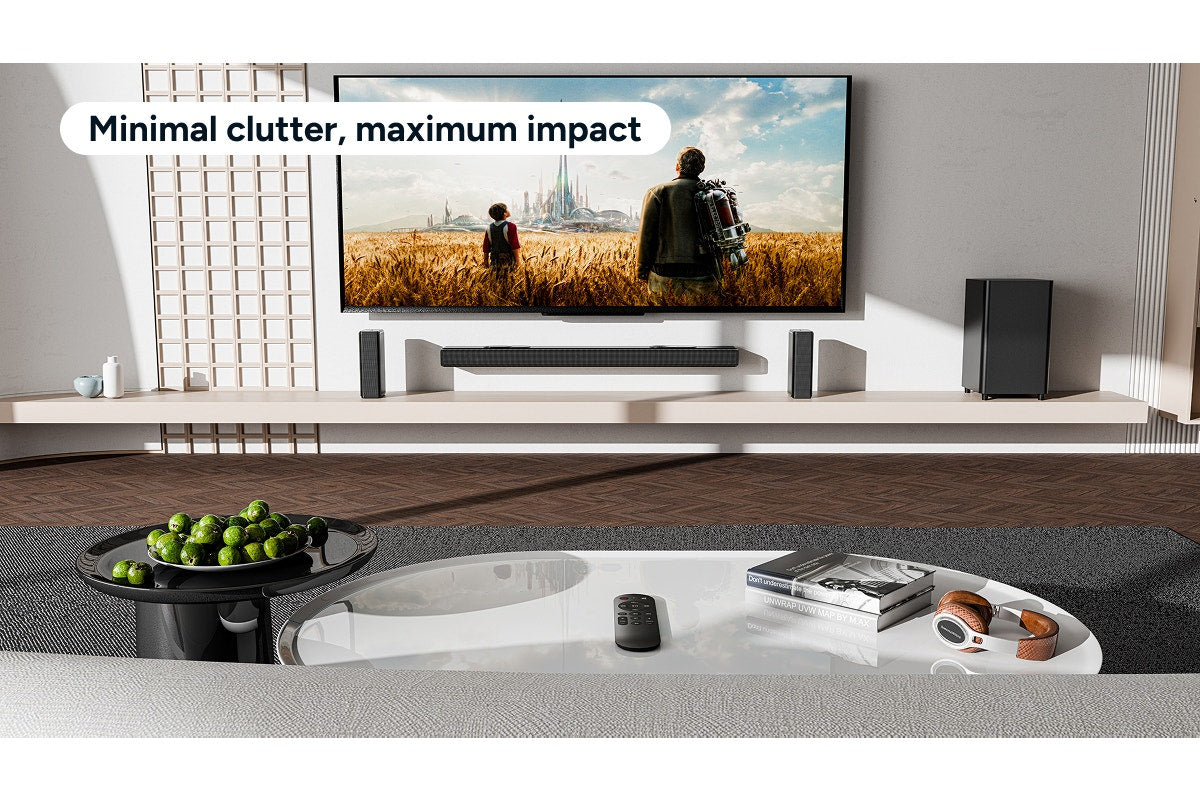 Kogan 9.1.4 Channel Dolby Atmos Soundbar with Wireless Subwoofer & Rear Speakers